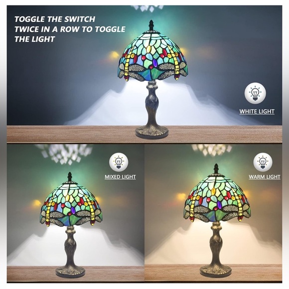 Tiffany Style Dragonfly Lamp NWT - Picture 5 of 7